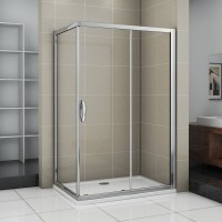 Душевой уголок Good Door Infinity WTW+SP-C-CH 130x80 + очиститель для стекол