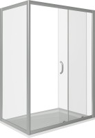 Душевой уголок Good Door Infinity WTW+SP-C-CH 130x80 + очиститель для стекол
