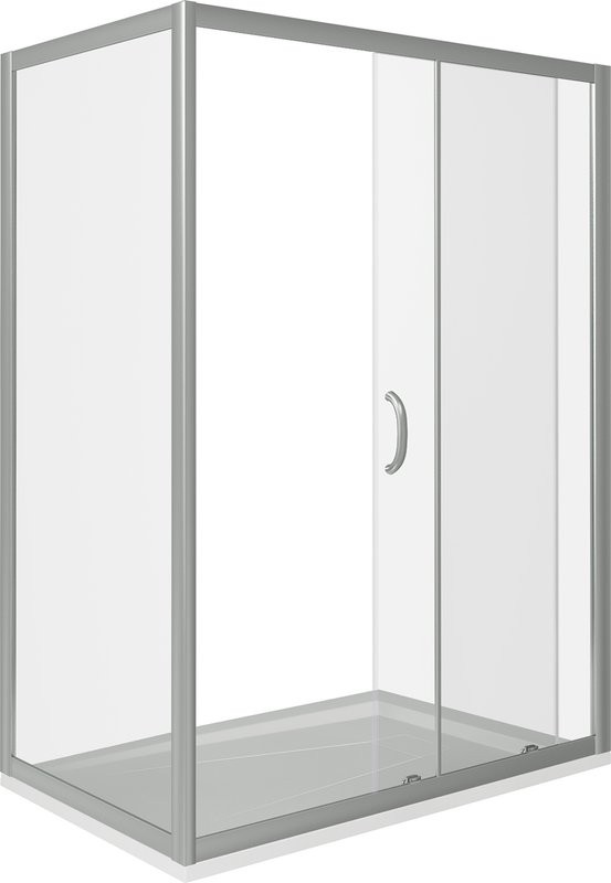 Душевой уголок Good Door Infinity WTW+SP-C-CH 130x80 + очиститель для стекол