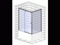 Душевой уголок Good Door Infinity WTW+SP-C-CH 130x80 + очиститель для стекол