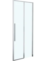 Душевой уголок RGW Stilvoll SV-12+90 см (148,5-150)x90x195 профиль хром, стекло прозрачное