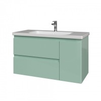 Тумба под раковину без столешницы Caprigo Forte 100 R подвесная, селесте