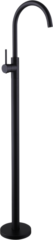 Напольный смеситель для раковины Abber Wasser Kreis AF8141B С ВНУТРЕННЕЙ ЧАСТЬЮ, черный