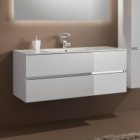 Мебель для ванной комнаты Sanvit Кубэ -2 120 белый глянец