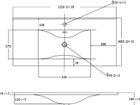 Мебель для ванной комнаты Sanvit Кубэ -2 120 белый глянец Мебель для ванной комнаты Sanvit Кубэ -2 120 белый глянец