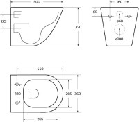 Комплект Унитаз подвесной BelBagno Sfera-r BB046CH-TOR безободковый + Крышка Piano BB2111SC с микролифтом + Инсталляция TECE Now 9400412 4 в 1 с кнопкой смыва