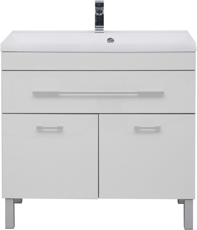 Мебель для ванной комнаты Aquanet Верона 90 белая, 1 ящик, 2 двери