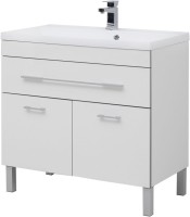 Мебель для ванной комнаты Aquanet Верона 90 белая, 1 ящик, 2 двери