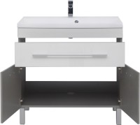 Мебель для ванной комнаты Aquanet Верона 90 белая, 1 ящик, 2 двери