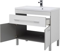Мебель для ванной комнаты Aquanet Верона 90 белая, 1 ящик, 2 двери