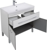 Мебель для ванной комнаты Aquanet Верона 90 белая, 1 ящик, 2 двери