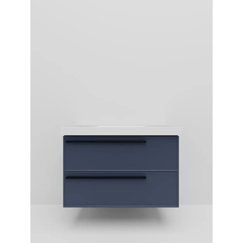 Тумба под раковину La Fenice ELBA Twin Blu Grigio синяя матовая 80 см