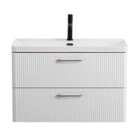 Тумба под раковину без столешницы BelBagno Due 80 белый металлик Тумба под раковину без столешницы BelBagno Due 80 белый металлик