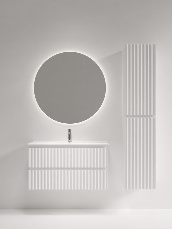 Мебель для ванной комнаты Sancos Snob R 90 Bianco, раковина CN7030