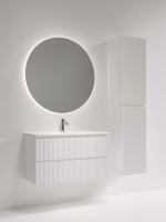 Мебель для ванной комнаты Sancos Snob R 90 Bianco, раковина CN7030