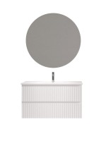 Мебель для ванной комнаты Sancos Snob R 90 Bianco, раковина CN7030