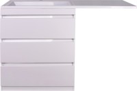 Мебель для ванной комнаты Style Line Даллас 140 L люкс, белая, зеркало DIWO Элиста