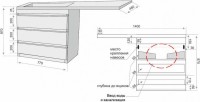 Мебель для ванной комнаты Style Line Даллас 140 L люкс, белая, зеркало DIWO Элиста