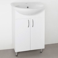 Тумба под раковину Style Line Эко Фьюжн №9 55 белая