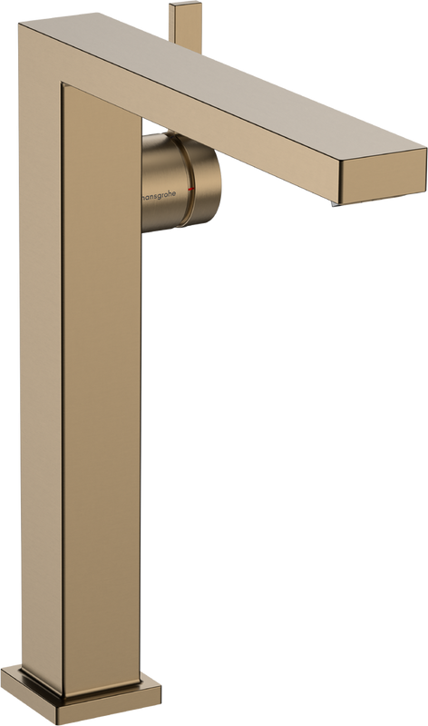 Смеситель для раковины Hansgrohe Tecturis E 240 Fine 73070140 шлифованная бронза