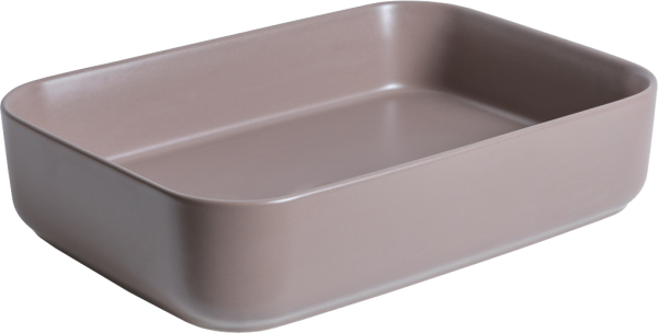 Накладная раковина Allen Brau Fantasy Quad 50x36, коричневая