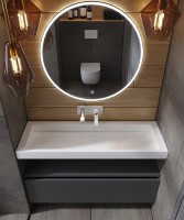 Мебельная раковина Armadi Art Flat 120 см