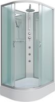 Душевая кабина Niagara Classic NG-33974-14RBKTG 90х70 см, без крыши, с гидромассажем и тропическим душем