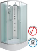 Душевая кабина Niagara Classic NG-33974-14RBKTG 90х70 см, без крыши, с гидромассажем и тропическим душем