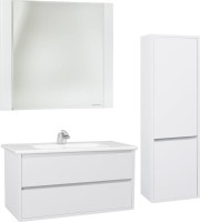 Шкаф пенал для ванной Bellezza Лоренцо 35 L белый