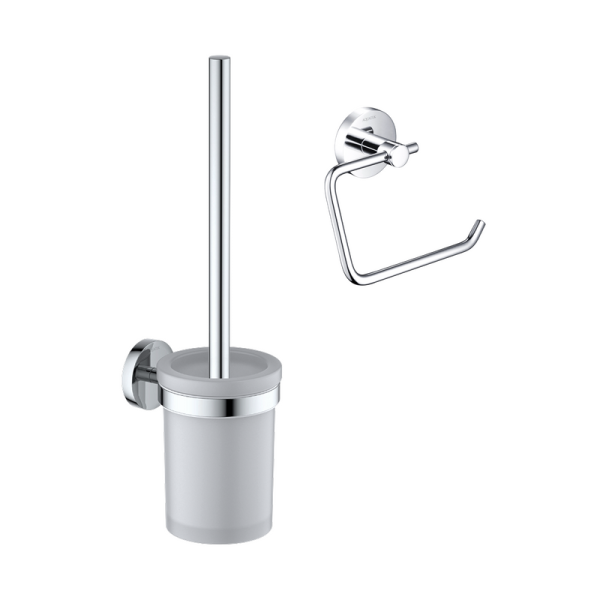 Набор Держатель AQUATEK Европа AQ4118CR хром + Ершик AQ4110CR хром