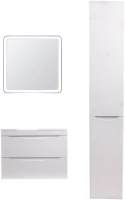 Мебель для ванной комнаты Style Line Бергамо Мини 60 Люкс Plus подвесная, антискрейтч белая