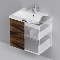 Тумба под раковину без столешницы AM.PM Gem 60 орех, подвесная