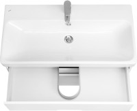 Тумба с раковиной AQUATON Оливия 90 белая матовая
