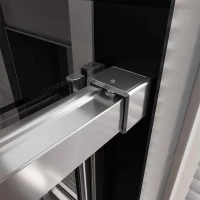 Душевой уголок Veconi Premium Trento PTC-SP-40CH 120x90, профиль хром, стекло прозрачное
