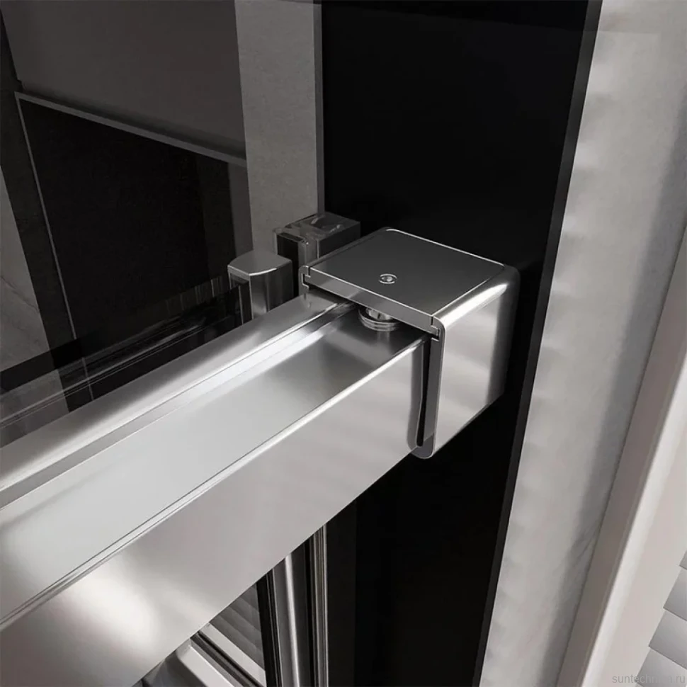 Душевой уголок Veconi Premium Trento PTC-SP-40CH 120x90, профиль хром, стекло прозрачное