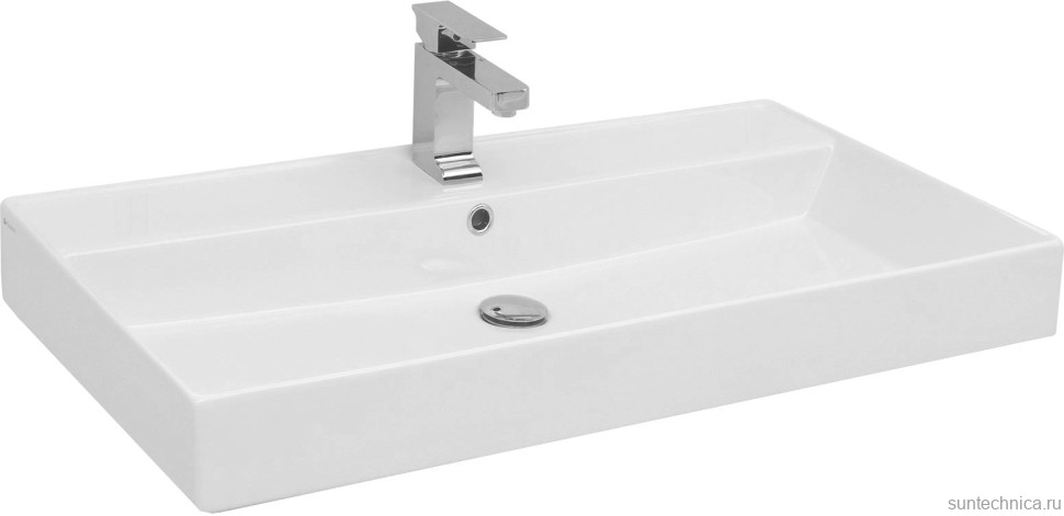 Тумба с раковиной Aquanet Nova Lite 60 дуб рошелье, 2 ящика