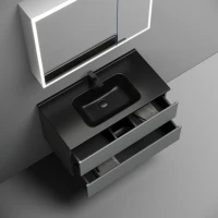 Мебель для ванной комнаты Sancos Folk 90 ergraut soft, раковина CN7002MB