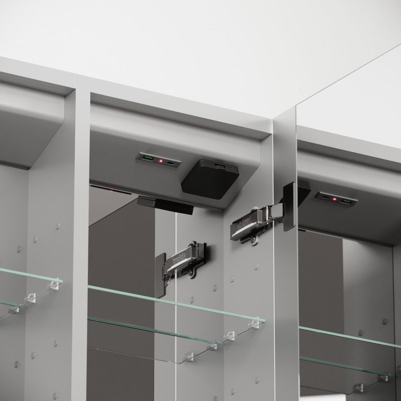 Мебель для ванной комнаты Sancos Folk 90 ergraut soft, раковина CN7002MB