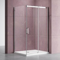 Душевой уголок Vincea Dice VSR-4D8011CL 110х80 см, профиль хром