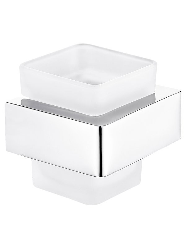 Стакан для ванной AltroBagno Aperto 080202 Cr настенный, хром, стеклянный