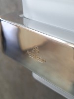 Стакан для ванной AltroBagno Aperto 080202 Cr настенный, хром, стеклянный