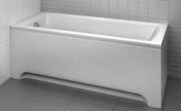 Акриловая ванна Ravak Domino Plus 170x75 см, пристенная, белая, на ножках