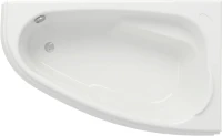 Акриловая ванна Cersanit Joanna R 140x90 см, угловая, правая, встраиваемая, ультрабелая, асимметричная, на ножках