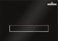 Комплект Унитаз подвесной безободковый One Rimless 3302103R + Быстросъемное сиденье микролифт 33290200 + Система инсталляции для унитазов Relfix 38010010 + Кнопка смыва Relfix 3805003B глянцевая черная, хром