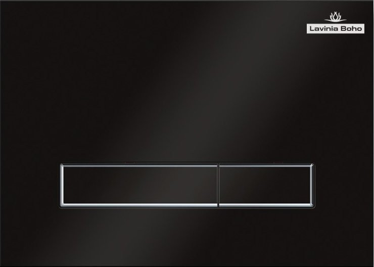 Комплект Унитаз подвесной безободковый One Rimless 3302103R + Быстросъемное сиденье микролифт 33290200 + Система инсталляции для унитазов Relfix 38010010 + Кнопка смыва Relfix 3805003B глянцевая черная, хром