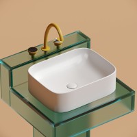 Накладная раковина Ceramicanova Element CN6052MW белая матовая