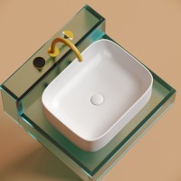 Накладная раковина Ceramicanova Element CN6052MW белая матовая