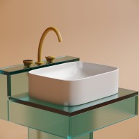 Накладная раковина Ceramicanova Element CN6052MW белая матовая