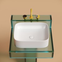 Накладная раковина Ceramicanova Element CN6052MW белая матовая