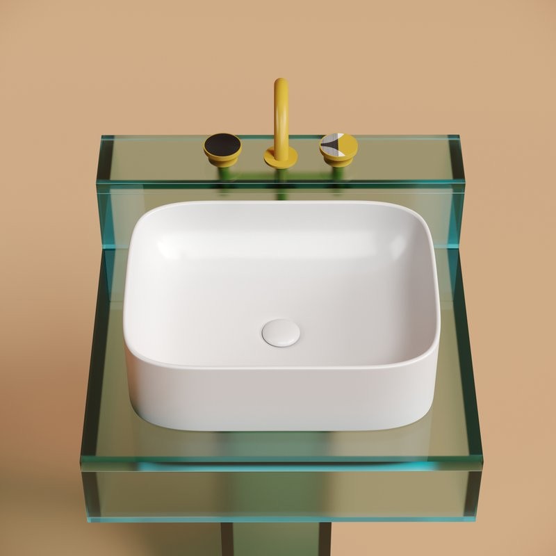 Накладная раковина Ceramicanova Element CN6052MW белая матовая